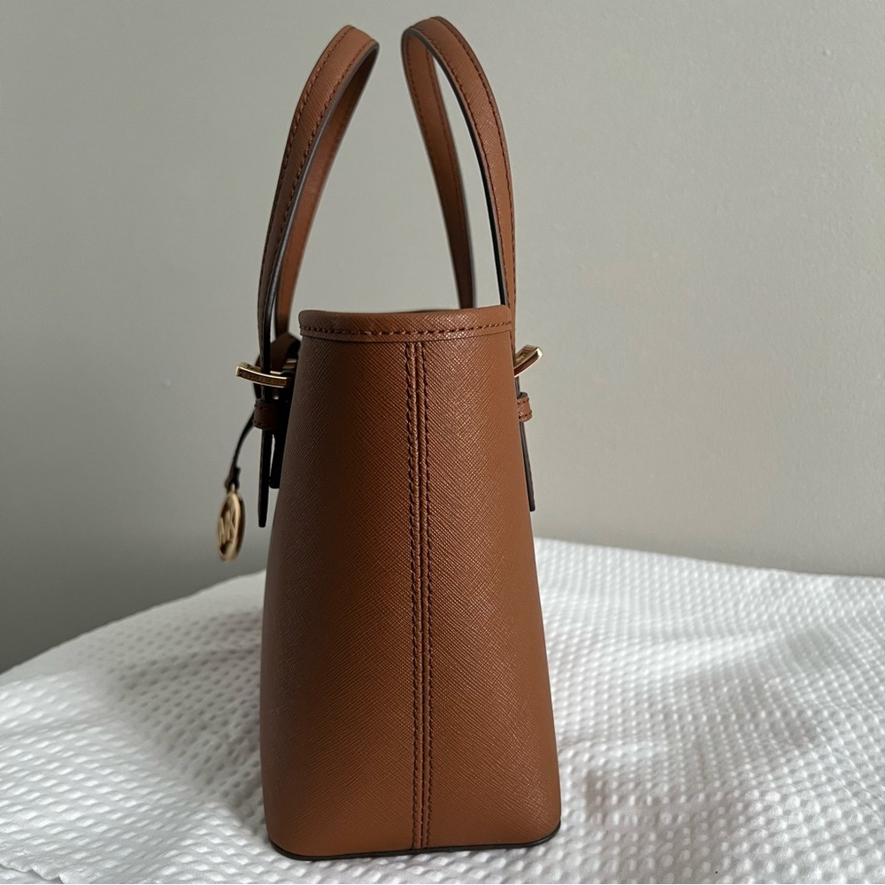 Michael Kors Jet Set Travel Extra-Small Saffiano Leather Tote Bag NWT - Picture 3 of 5